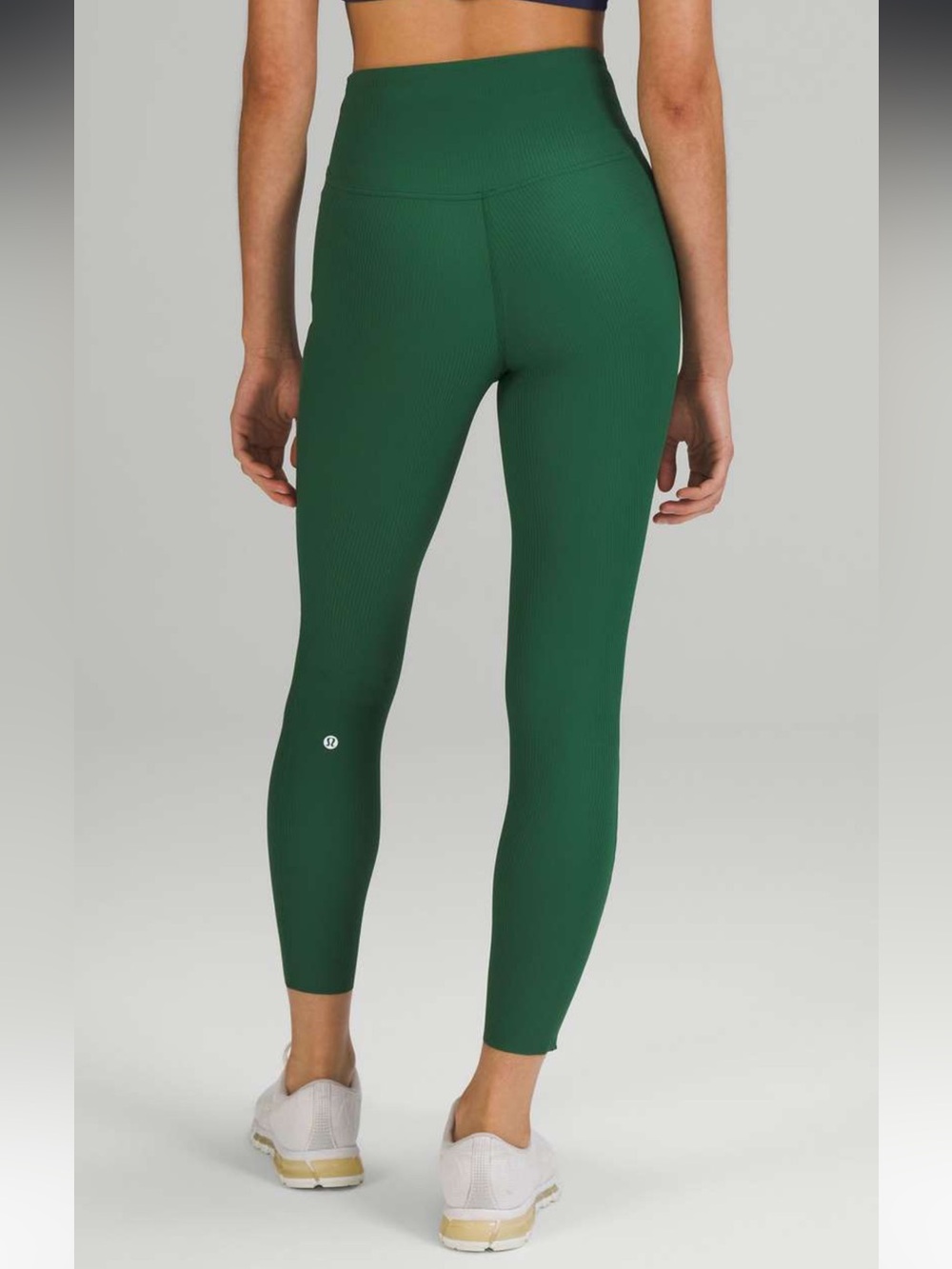 lululemon athletica High-Rise Base Pace Dark Green Ribbed Leggings